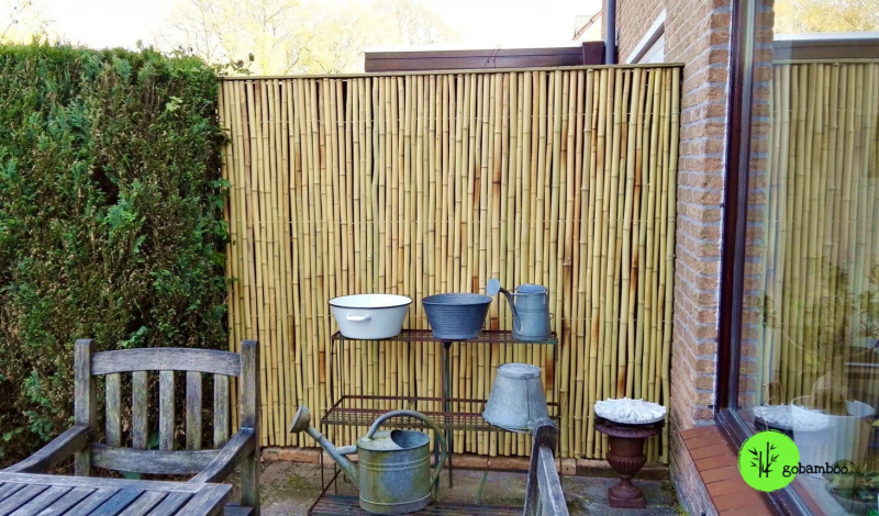 inspirace bambusový plot